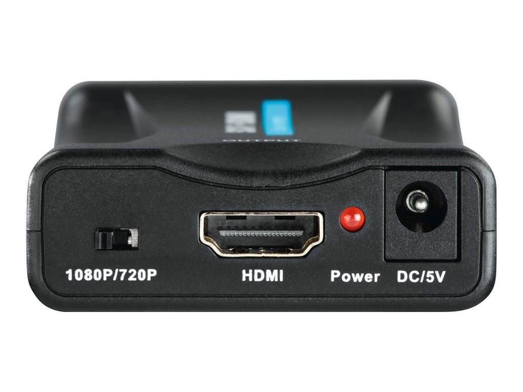 Hama - Videoadapter - SCART weiblich bis Gleichstromstecker, HDMI weiblich