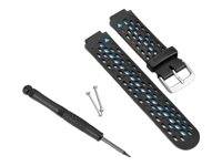 Garmin Forerunner 620 - Band für GPS-Uhr - Schwarz/Blau