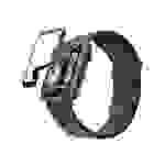 Hama Essential Line "Hiflex" - Bildschirmschutz für Smartwatch - Folie - Rahmenfarbe schwarz - für Apple Watch (41 mm)