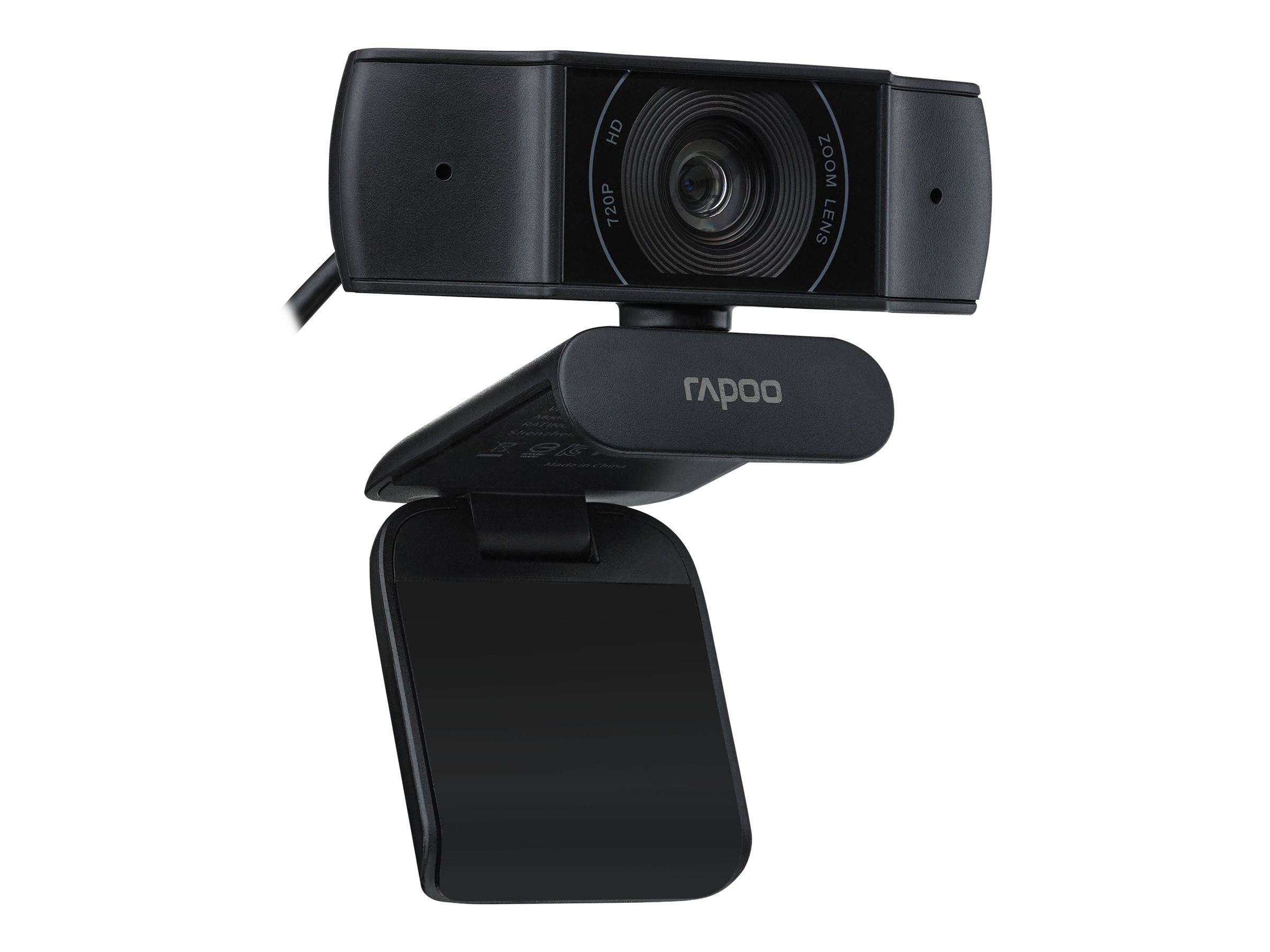 Rapoo XW170 - Webcam - Farbe - 720p - Audio - USB 2.0