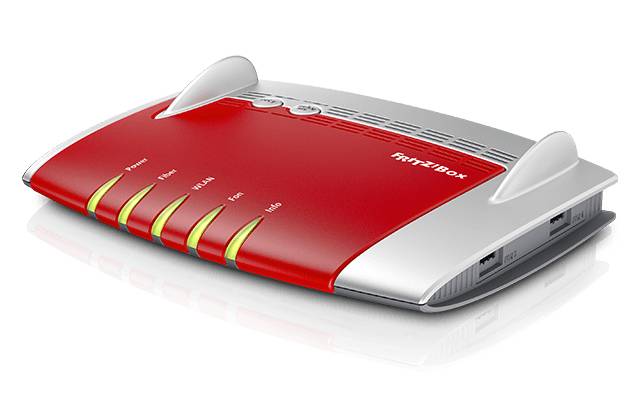 AVM FRITZ!Box 5490 - Wireless Router - 4-Port-Switch - GigE - 802.11a/b/g/n/ac - Dual-Band - VoIP-Telefonadapter (DECT)