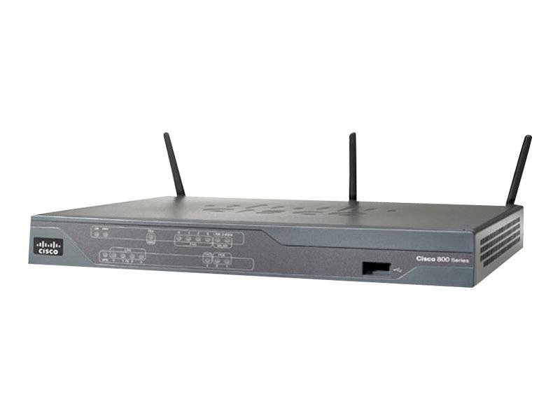 Cisco 881 Ethernet Security - Wireless Router - 4-Port-Switch - 802.11b/g/n (draft 2.0)