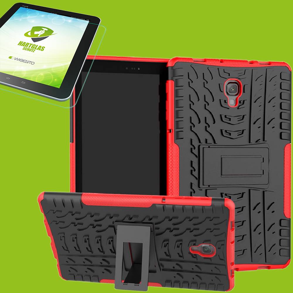 Für Tablet aufstellbare Outdoor Hybrid Tasche Etuis Cover Case Schutz Robust Neu
