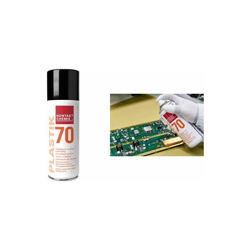KONTAKT CHEMIE PLASTIK 70 Schutz- und Isolierlack, 200 ml