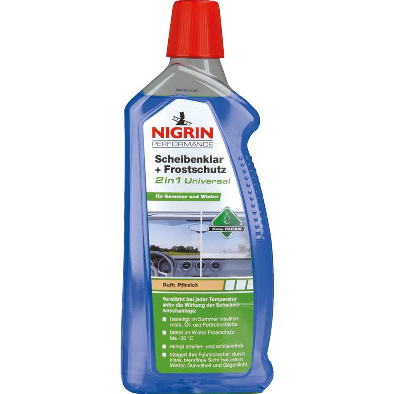 NIGRIN Performance KFZ-Scheibenklar + Frostschutz 2in1, 1l