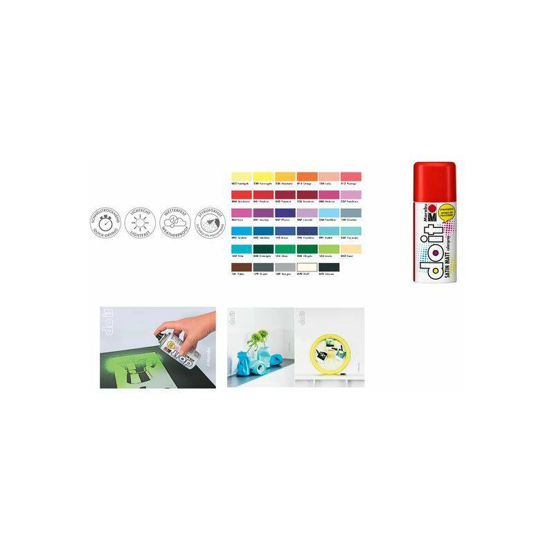 Marabu Sprühfarbe do it SATIN MATT, zinnoberrot