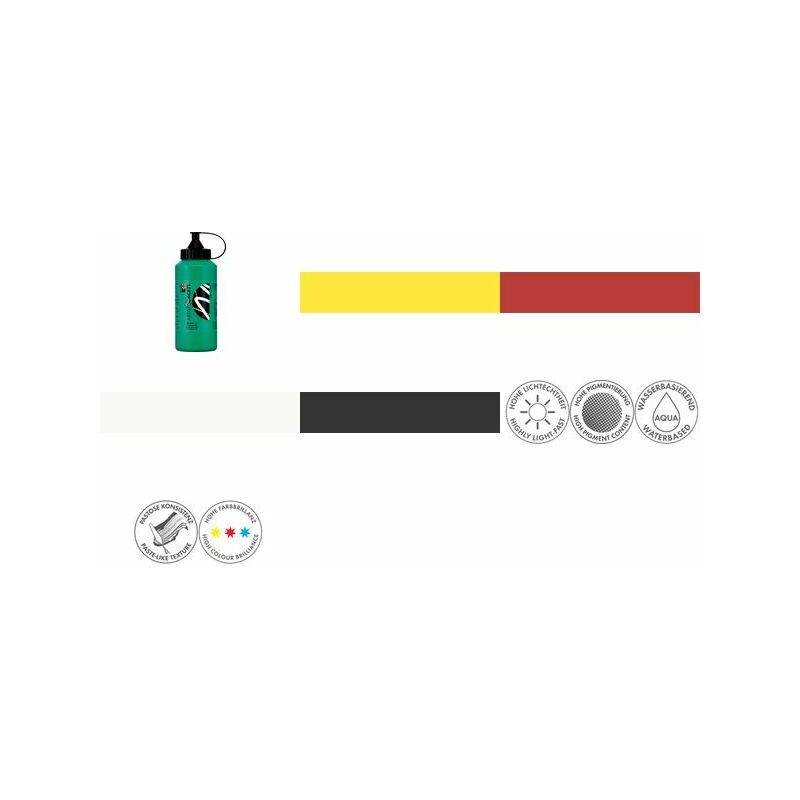 Marabu Künstler-Acrylfarbe Artist Acryl, 500 ml, primärmgelb