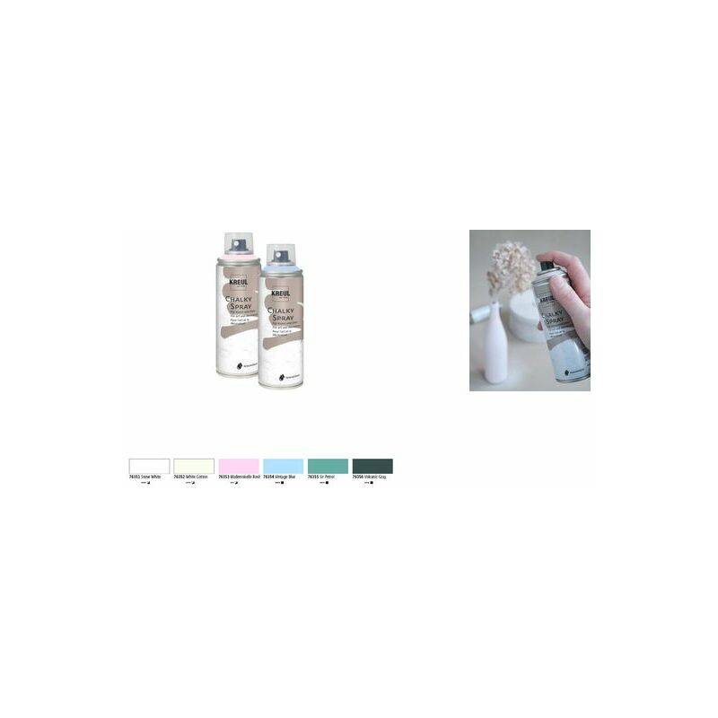KREUL Sprühfarbe CHALKY SPRAY, Snow White, 200 ml