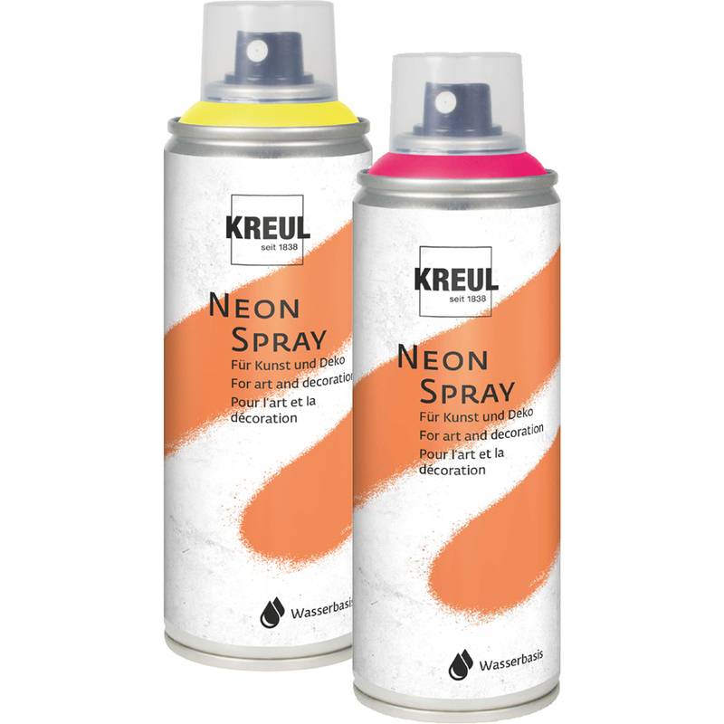 KREUL Sprühfarbe NEON SPRAY, neongelb, 200 ml