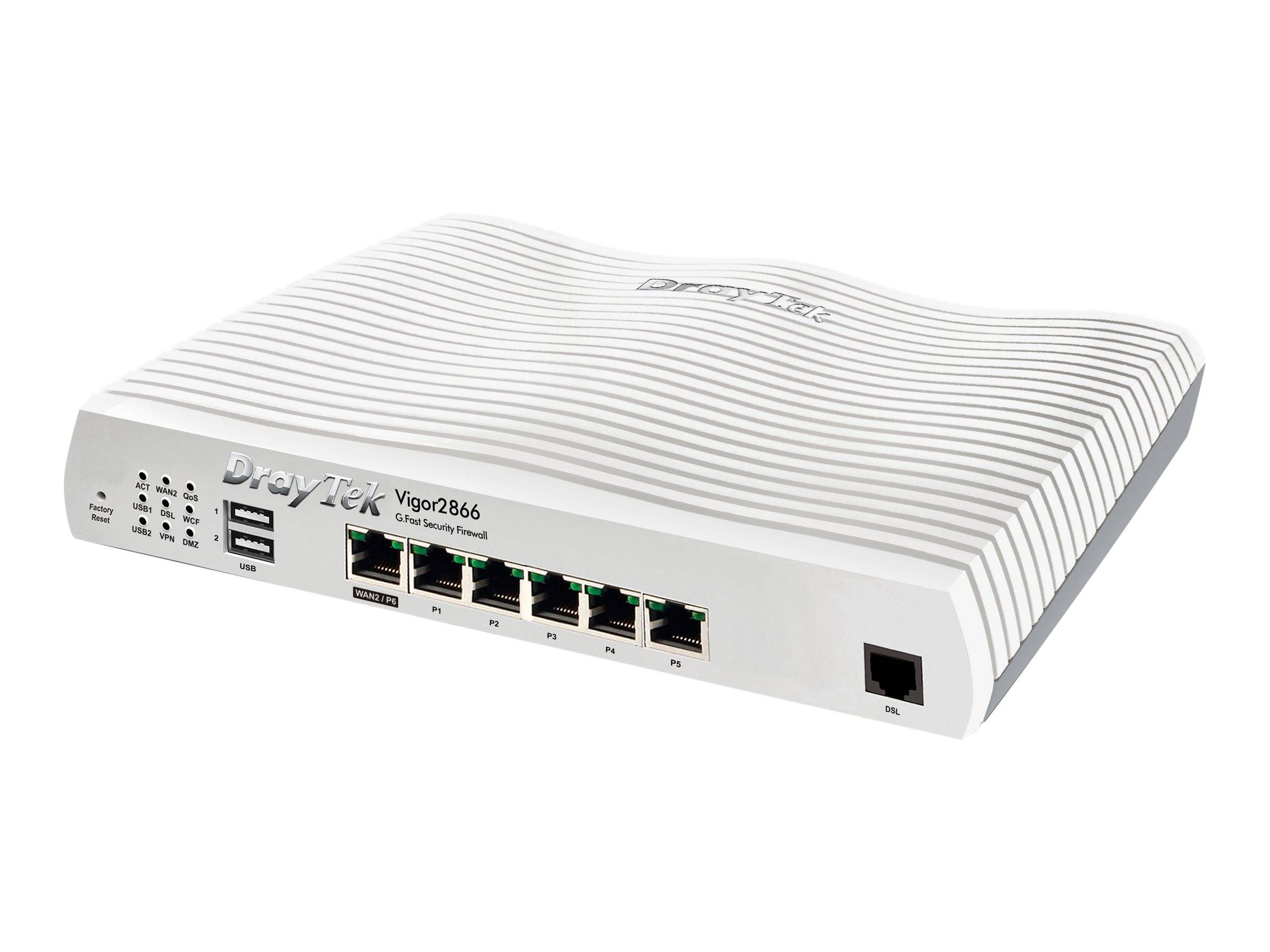 Draytek Vigor 2866 - Router - DSL-Modem - 5-Port-Switch