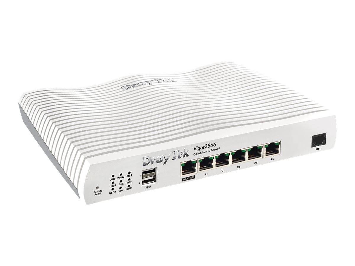 Draytek Vigor 2866 - Router - DSL-Modem - 5-Port-Switch