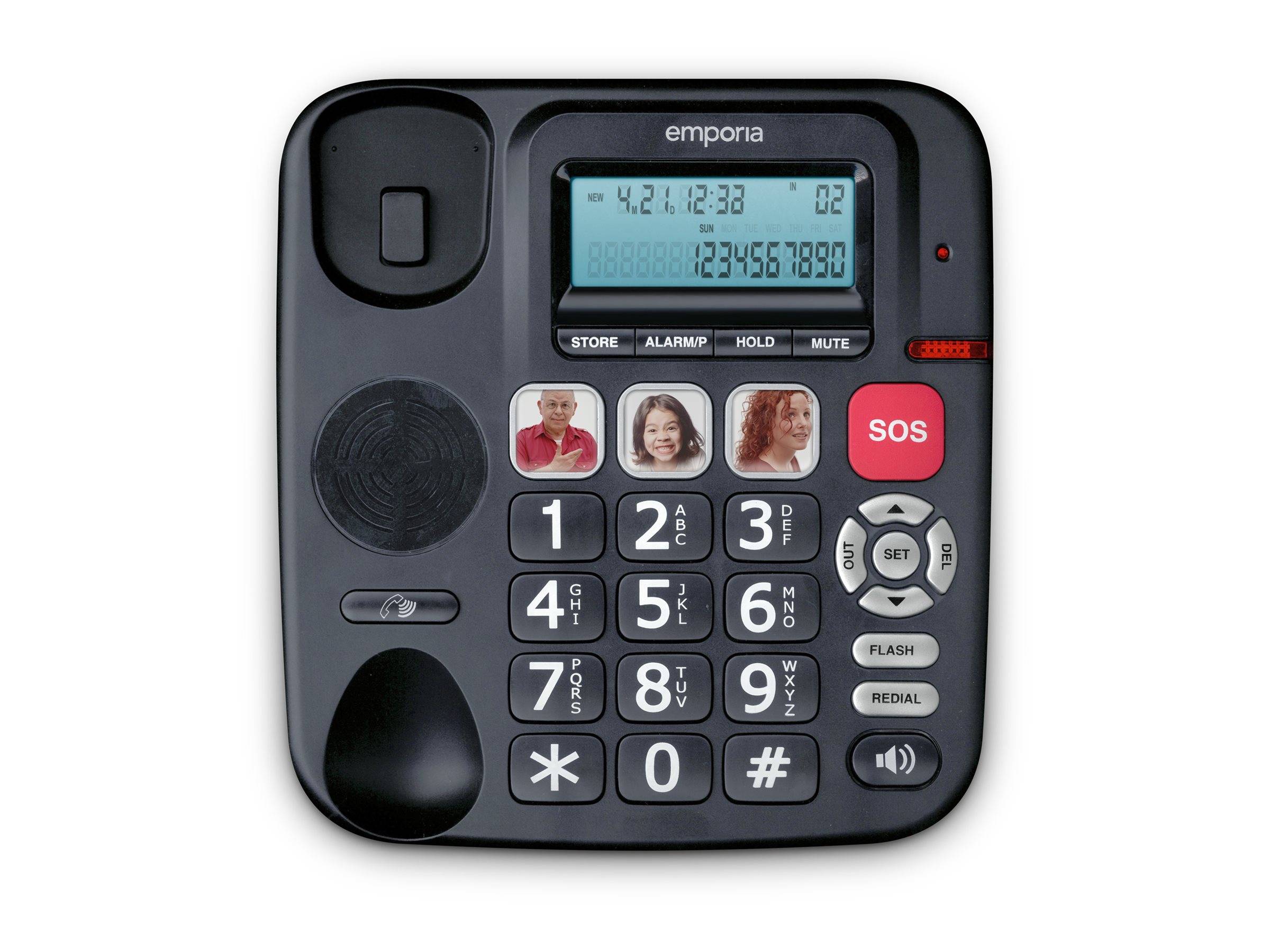 Emporia KFT20 - Telefon mit Schnur - dreiwegAnruffunktion