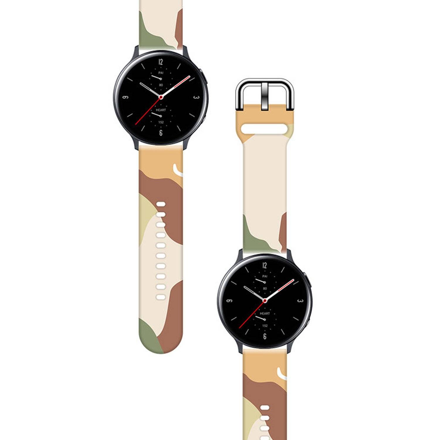 Strap Moro Ersatzarmband kompatibel mit Samsung Galaxy Watch 42mm Armband Armband Camo Motiv 16