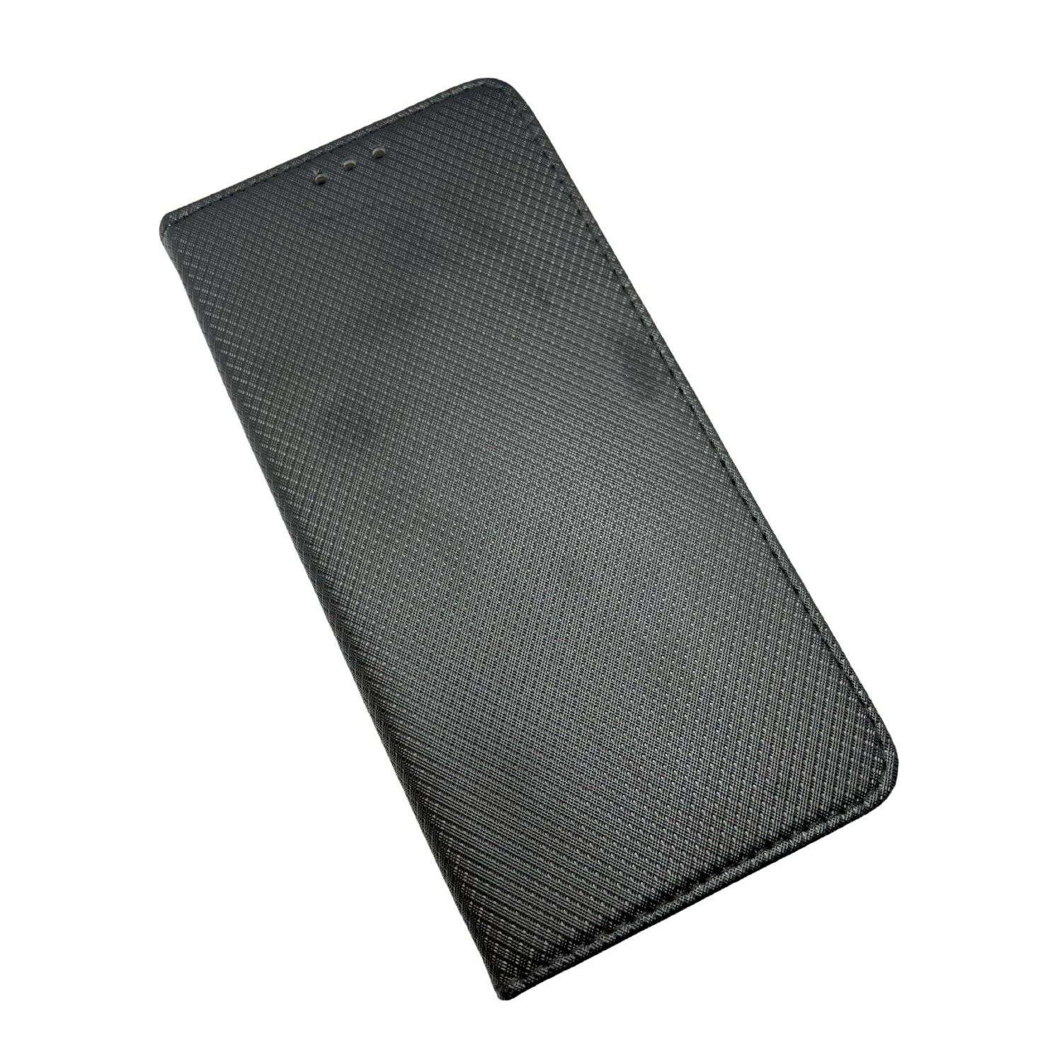 Buch Tasche "Smart" für HUAWEI P50 PRO Handy Hülle Etui Brieftasche Schutzhülle mit Standfunktion, Kartenfach Schwarz
