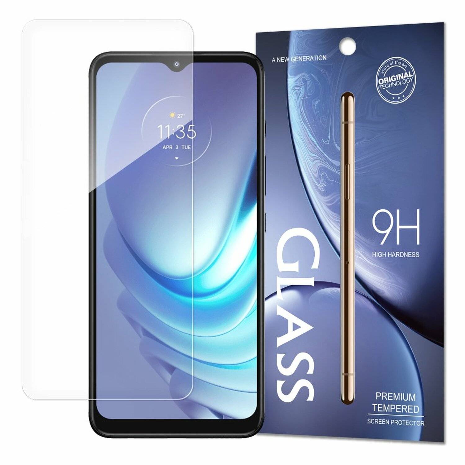 3x Schutz Schutz Glas 9H Tempered Glass Display Schutz Folie Display Glas Screen Protector für MOTOROLA MOTO G60