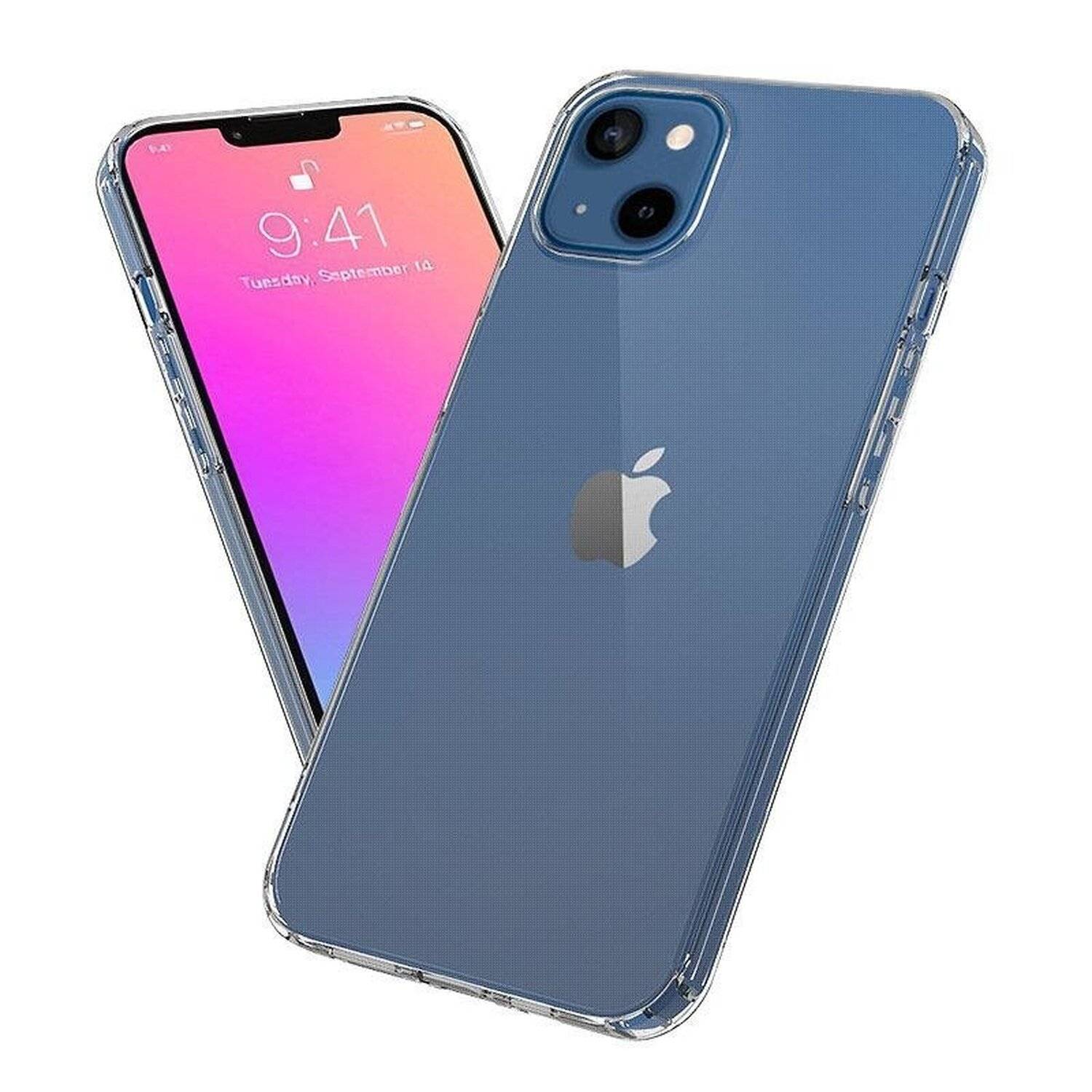 Silikon Hülle Basic kompatibel mit Oppo Reno6 Pro 5G TPU Soft Handy Cover Schutz Transparent