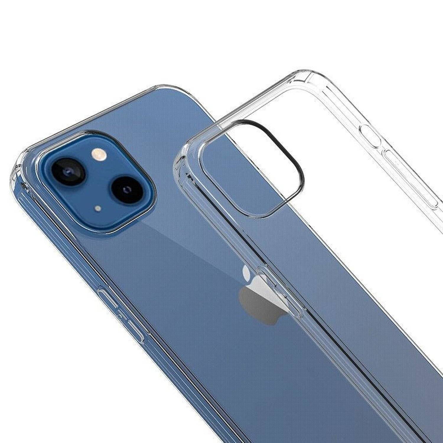 Silikon Hülle Basic kompatibel mit Oppo Reno6 Pro 5G TPU Soft Handy Cover Schutz Transparent