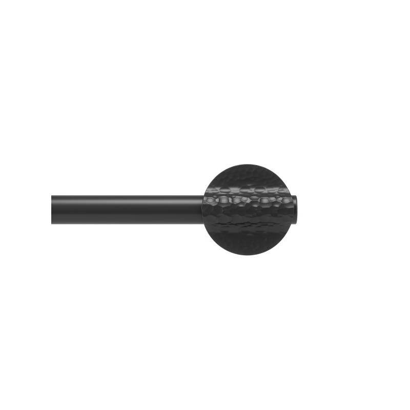 1017248-038 - ODYSSEY Ausziehbare Vorhangstange 107-305, schwarz