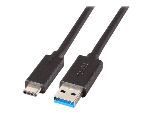 EFB USB3.1 Anschlusskabel A-C,St.-St.,1,0m,schwarz,Premium
