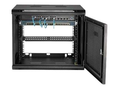 StarTech.com ""9U Wall Mount Server Rack Cabinet - 4-Post Adjustable Depth (2"""" to 19"""")
