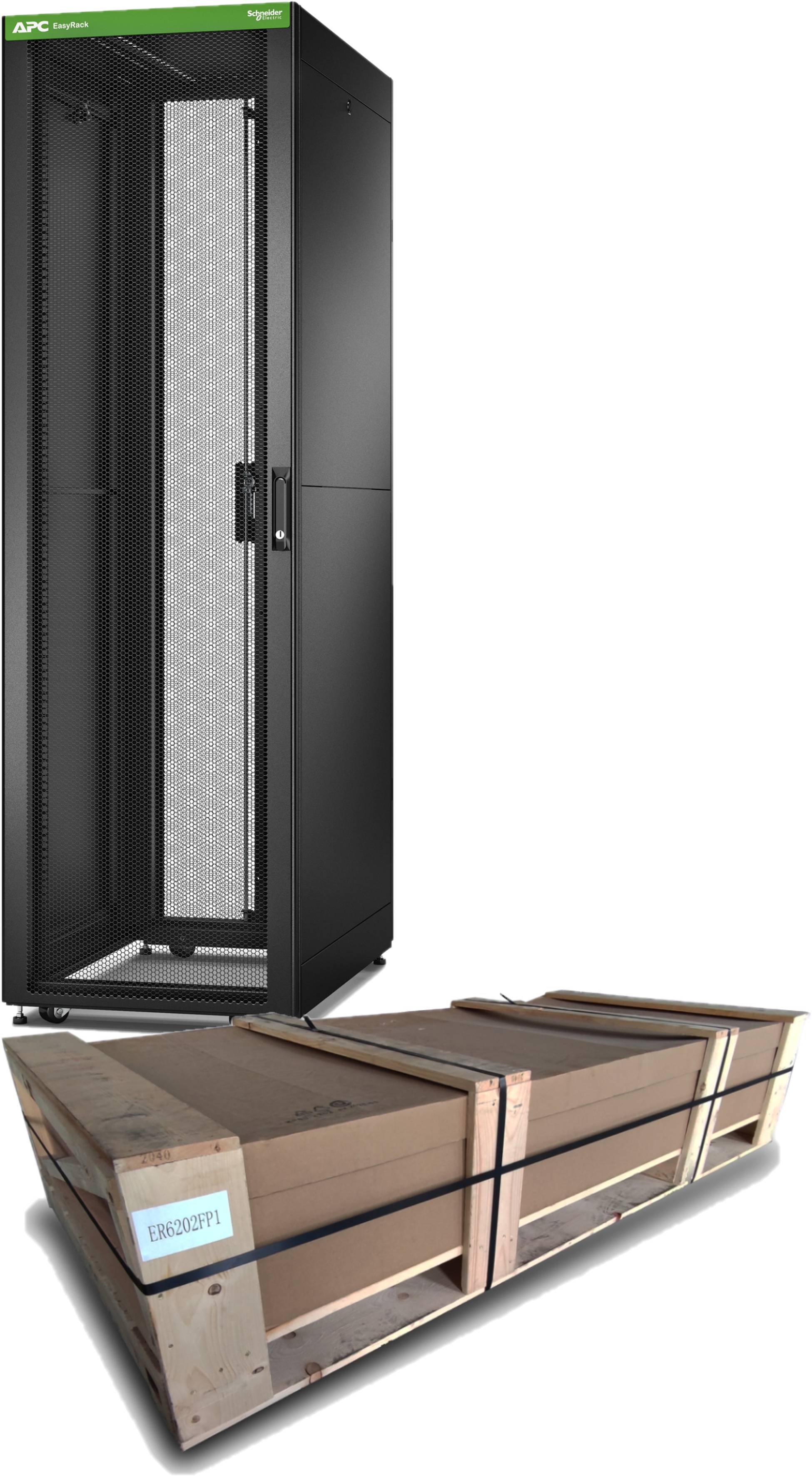 APC Easy Rack - Schrank (vertikal) - Netzwerkschrank - Flatpack - Schwarz - 42HE - 48.3 cm (19")