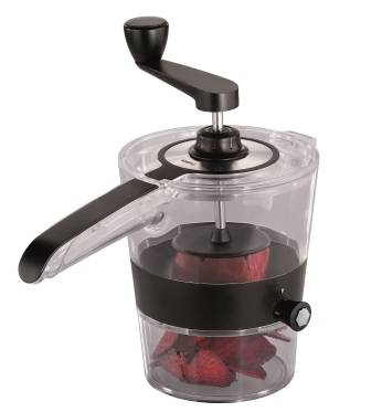 GEFU Spiralfix, Manuell, 2,5 mm, Schwarz, Transparent, Edelstahl