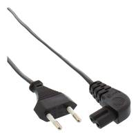InLine - Stromkabel - Eurostecker (M) bis IEC 60320 C7 gewinkelt