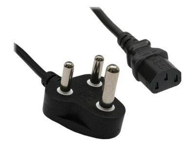 INLINE - Netzkabel - Netzst. Südafrika 10A Typ M auf Kaltgerätestecker C13 - 1,8m