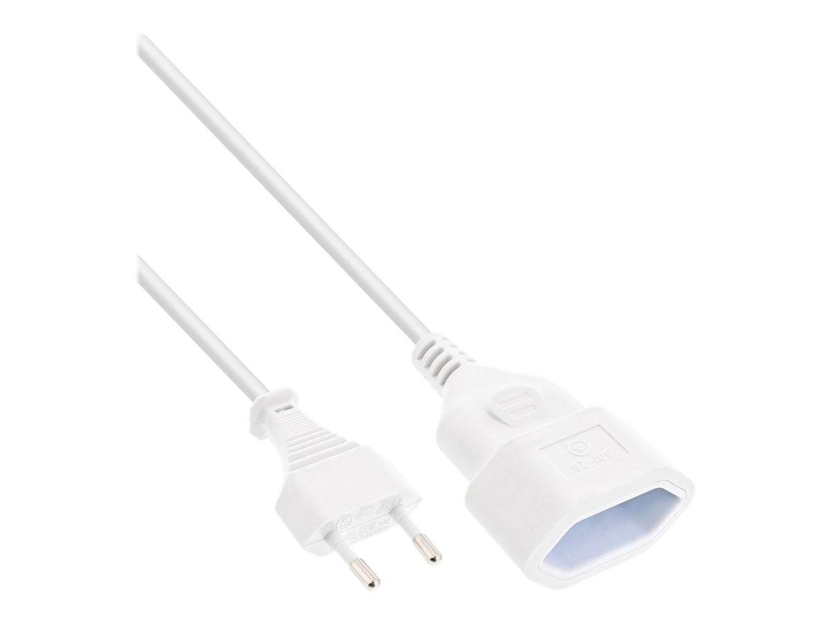 InLine - Spannungsversorgungs-Verlängerungskabel - Eurostecker (W)