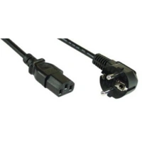 INLINE - Netzkabel - Schutzkontakt gewinkelt auf Kaltgerätestecker C13 - 2,5m INLINE - Netzkabel - Schutzkontakt gewinkelt auf Kaltgerätestecker C13 - 2,5m