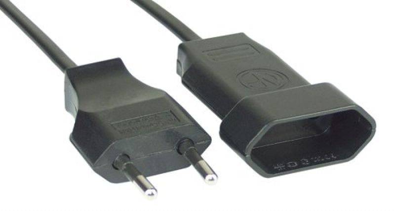 InLine - Stromkabel - Eurostecker (W) bis Eurostecker (M)