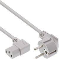 INLINE - Netzkabel - Schutzkontakt gew. auf Kaltgerätest. C13 rechts gew. gr. 1,8m