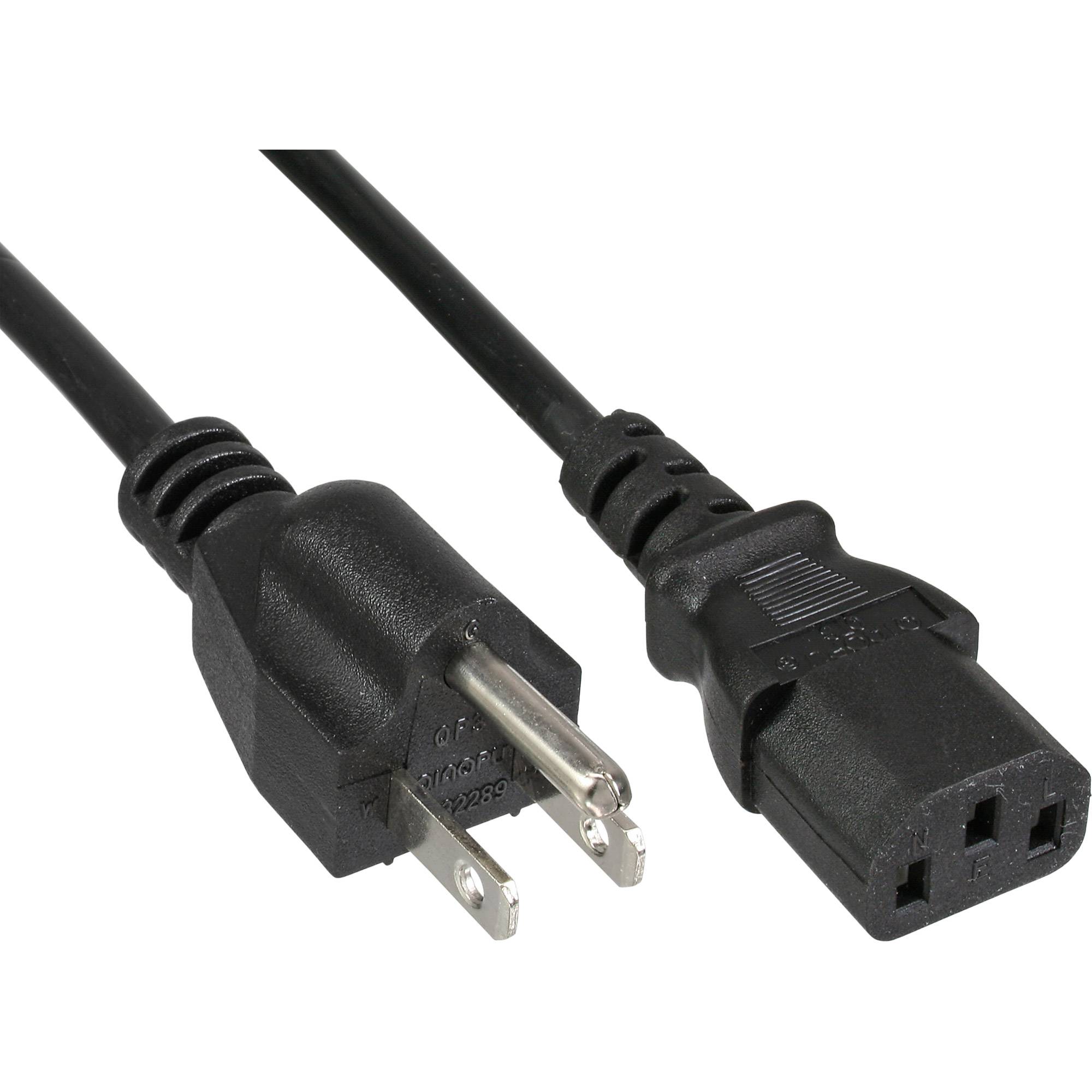 INLINE - Netzkabel - Netzstecker USA auf Kaltgerätestecker C13 - 3m