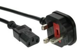 InLine - Stromkabel - BS 1363 (S) bis IEC 60320 C13