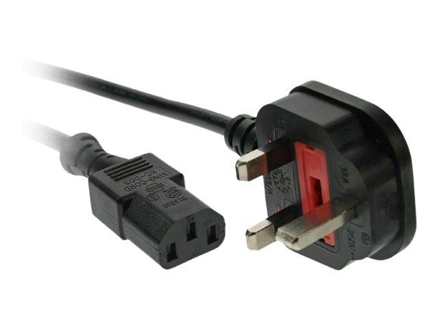InLine - Stromkabel - BS 1363 (S) bis IEC 60320 C13