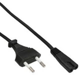 InLine - Stromkabel - Eurostecker (M) bis IEC 60320 C7