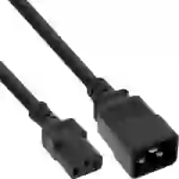 INLINE - Netz Adapterkabel - IEC-60320 C20 auf C13 - 3x1,5mm² - max 10A - 1m INLINE - Netz Adapterkabel - IEC-60320 C20 auf C13 - 3x1,5mm² - max 10A - 1m