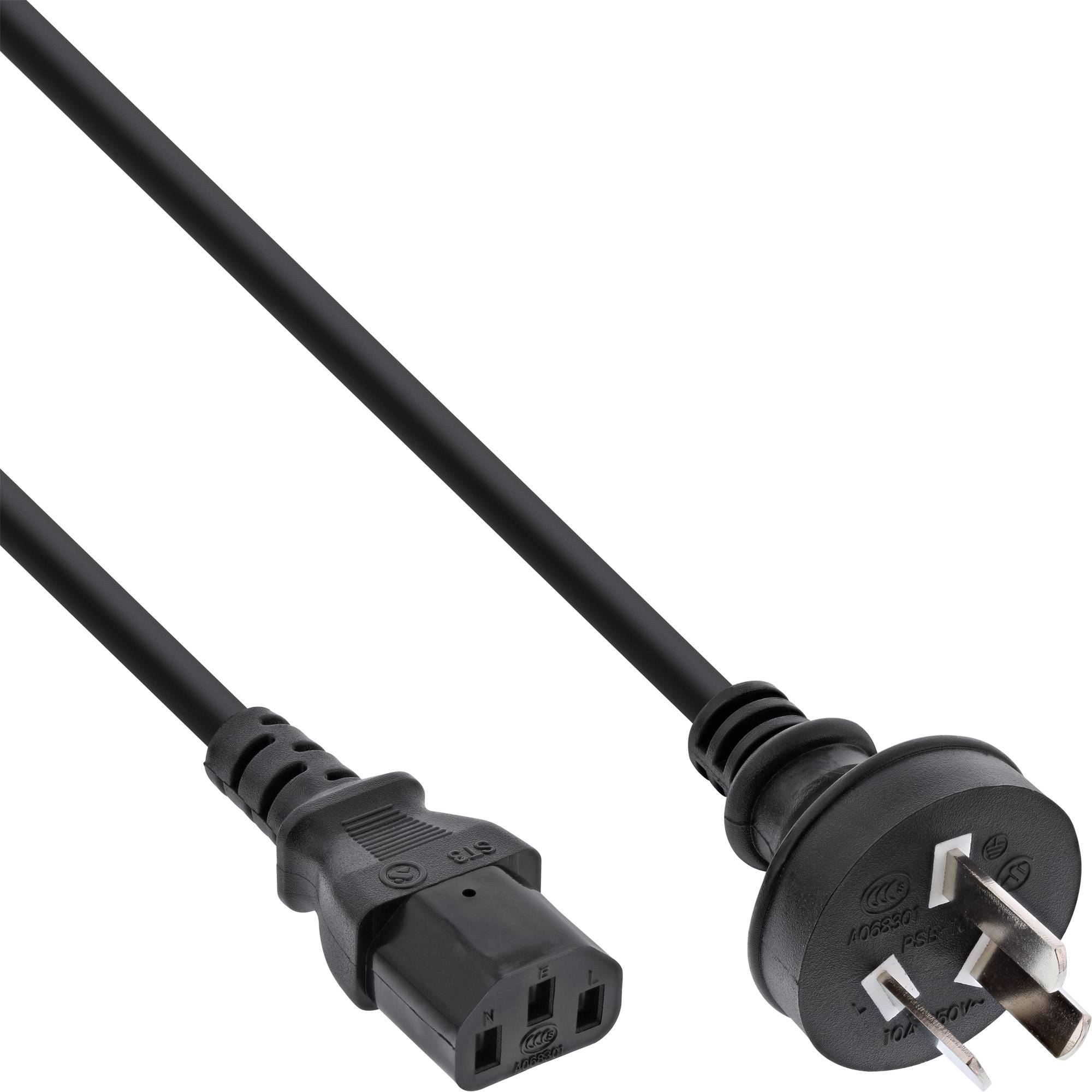 INLINE - Netzkabel - Netzstecker China auf Kaltgerätestecker C13 - 0,5m