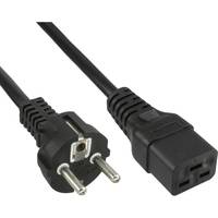INLINE - Netzkabel 16A - Schutzkontakt gerade / Kaltgerätestecker IEC320/C19 - 0,5m