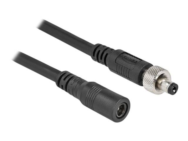 Delock - Spannungsversorgungs-Verlängerungskabel - Gleichstromstecker 5,5 x 2,1 mm (W)