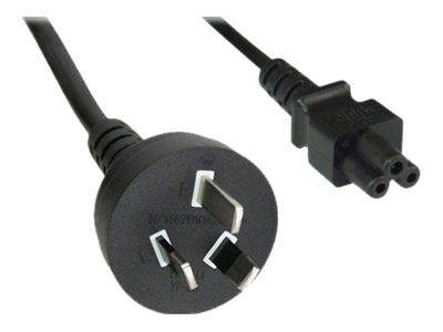 InLine Netzkabel für Notebook - Australien - 3pol Kupplung - 2m - 2 m - Schwarz