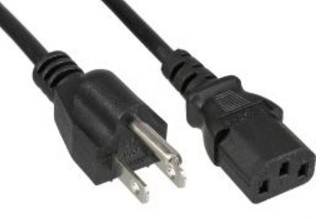 InLine - Stromkabel - NEMA 1-15 (S) bis IEC 60320 C13