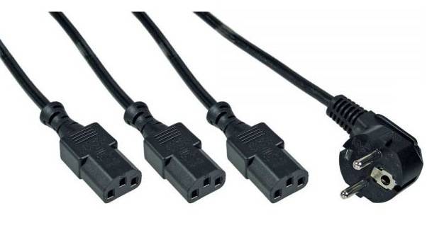 InLine - Stromkabel - CEE 7/7 bis IEC 60320 C13