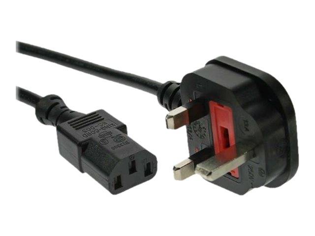 INLINE - Netzkabel - Netzstecker England auf Kaltgerätestecker C13 - 1,0m