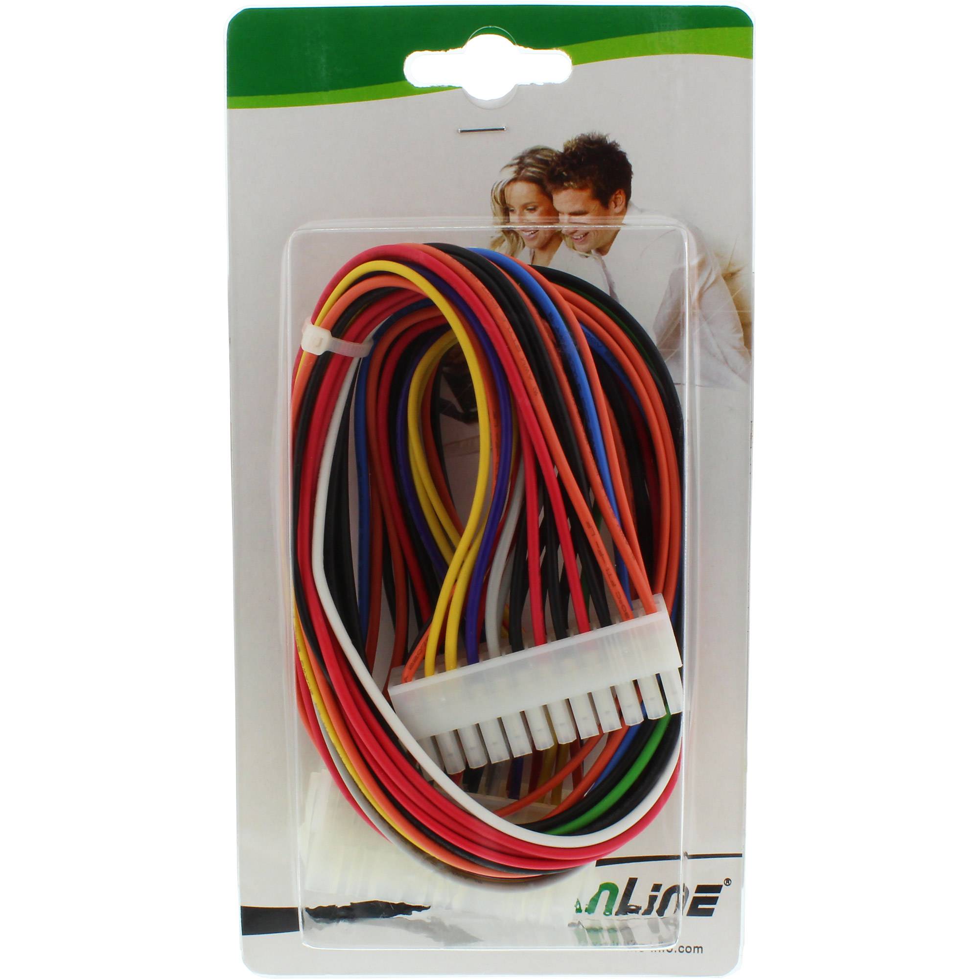 INLINE - Strom Verlängerung int. - 24pol ATX ST / BU - Netzteil zu Mainboard - 0,45m