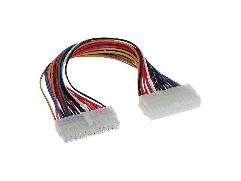 INLINE - Strom Verlängerung int. - 24pol ATX ST / BU - Netzteil zu Mainboard - 0,45m