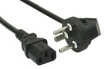 InLine - Stromkabel - Afsnit 107-2-D1 (M) bis IEC 60320 C13