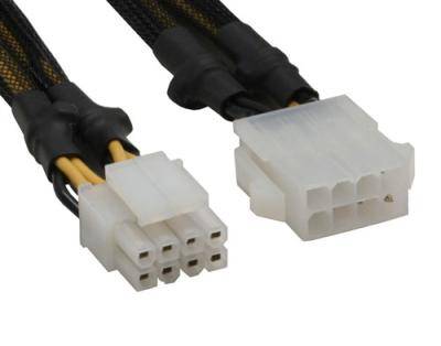 InLine - Spannungsversorgungs-Verlängerungskabel - Power 8 PIN +12V (M)