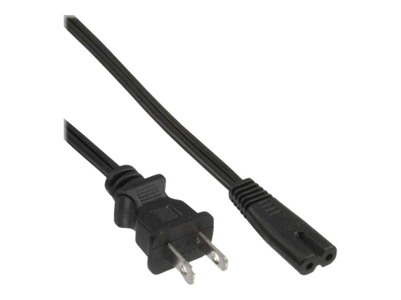 INLINE - Netzkabel - Netzstecker USA auf Euro 8 C7 Stecker - 1m