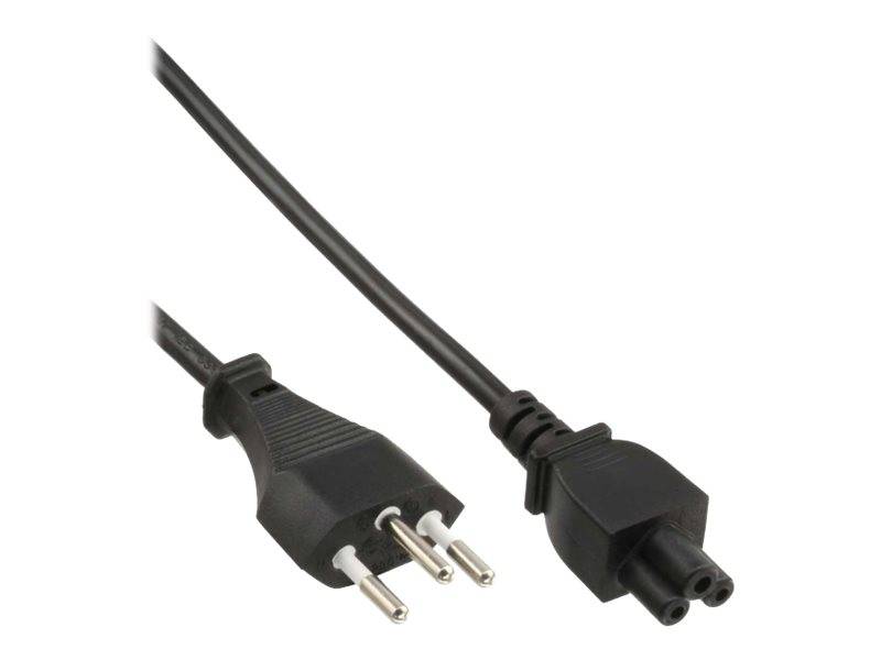 INLINE - Netzkabel für Notebook - Schweiz - 3pol Kupplung - 2m